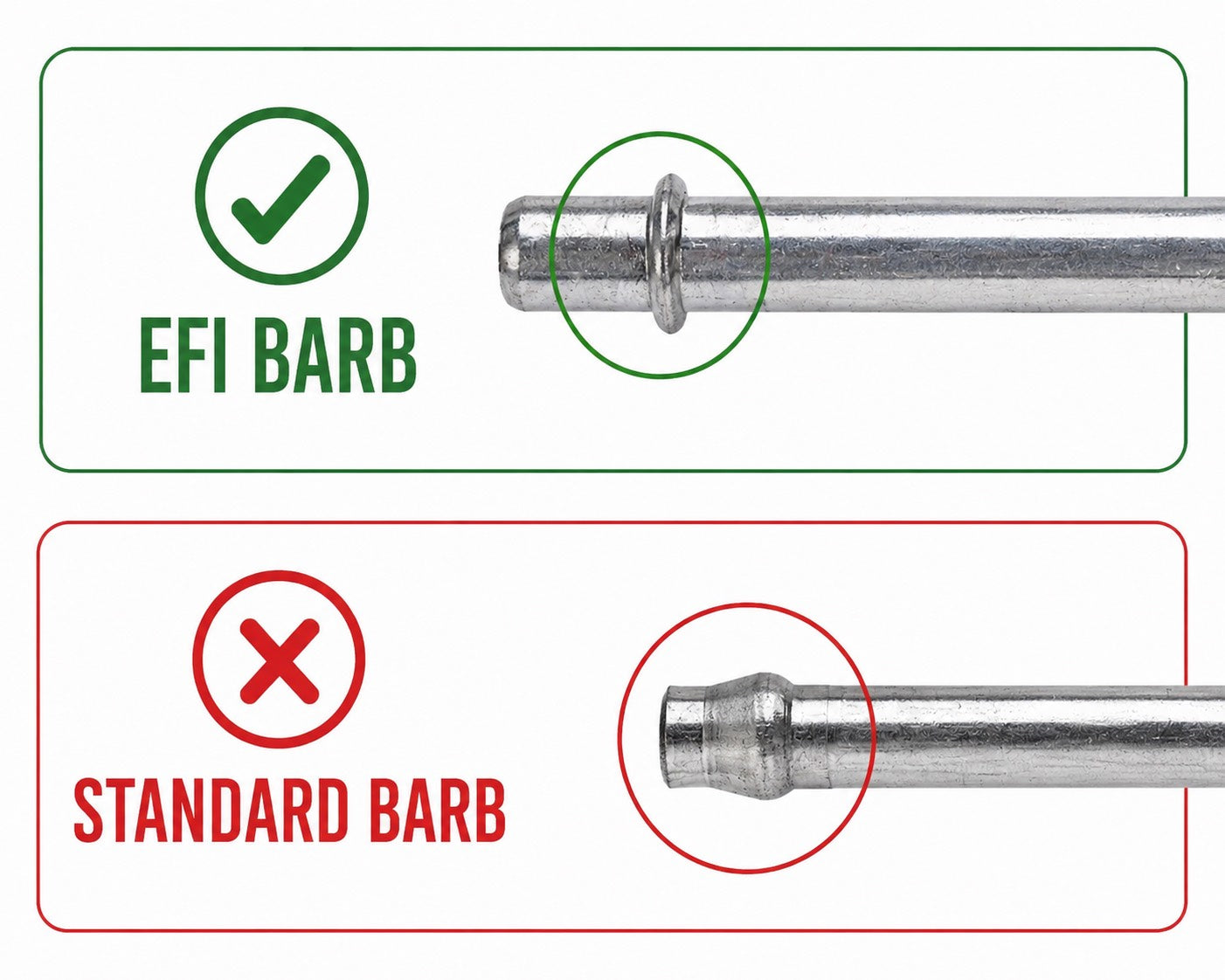 AN Push-On EFI Fuel Adapters