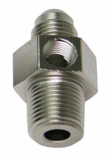 Male NPT to AN with 1/8" Port