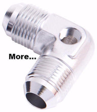 90° Male Flare Union's with 1/8" Port