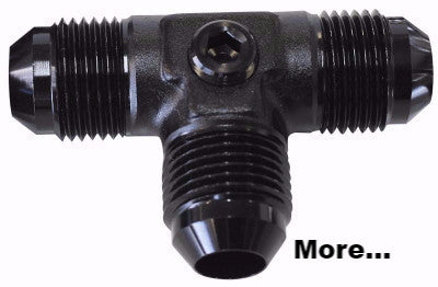 AN Flare Tee's with 1/8" port