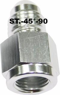 Straight, 45° & 90° Female NPT to Male AN