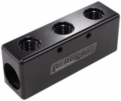 Stepped Billet 5 Port Fuel Log