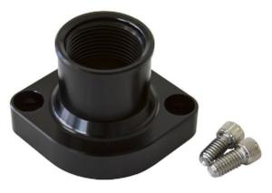 -16AN , -20AN , 1.5" Hose.   Ford (Cleveland) Straight Thermostat Housing