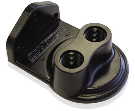 Billet Remote Filter Head, Top Entry