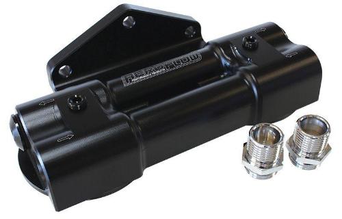 Dual Billet Remote Filter Head, Side Entry